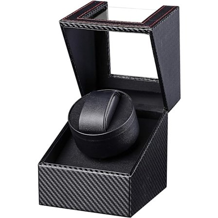 QD Watch Winder, Automatisk Urvikler PU etui og