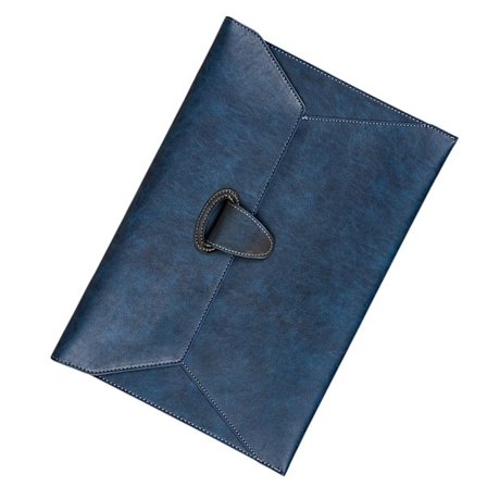 Handhållen fil mapp förvaringsväska Läder fil mapp Laptop Sleeve Dokumentväska