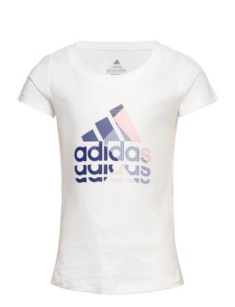 G Bl Gt T-shirts Short-sleeved Hvit Adidas Sportswear*Betinget Tilbud