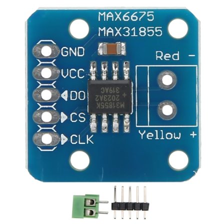 MAX31855 K Type Termoelementmodul Presis Temperatursensor ‐200°C til +1350°C Måling