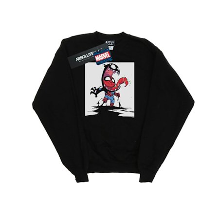 Marvel Herr Spider-Man Venom Cartoon Sweatshirt L Svart