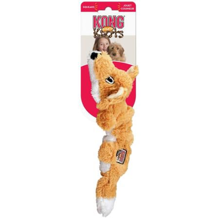 Kong - Scrunch Knots Fox Hundeleketøy Small/Medium 21x5x5x5cm - Hund - Hundeleker & spill - Myke leker - ZOO.no