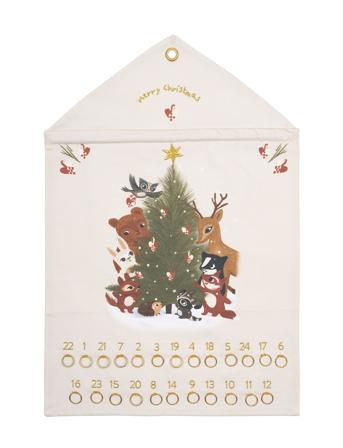 Fabelab Wall Calendar - Printed - Woodland Story Kräm