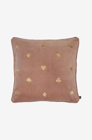 Eightmood - Pudebetræk, Aces 50x50 cm - Rosa - Pyntepuder & pudebetræk - Fra Homeroom