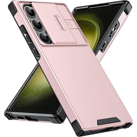 Funda til Samsung Galaxy S23 Ultra 5G 6.8" (IKKE til Samsung S23/S23 Plus), Skridsikker Kamera Dæksel Beskyttende Hard PC Silikon Stødabsorberende 