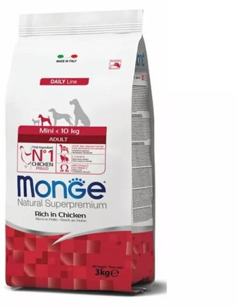 Monge Adult Cane Taglia Mini Pollo 3 kg