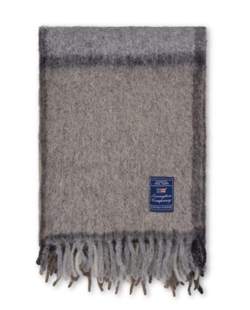 Lexington Ternet mohair- og uldmix plaid