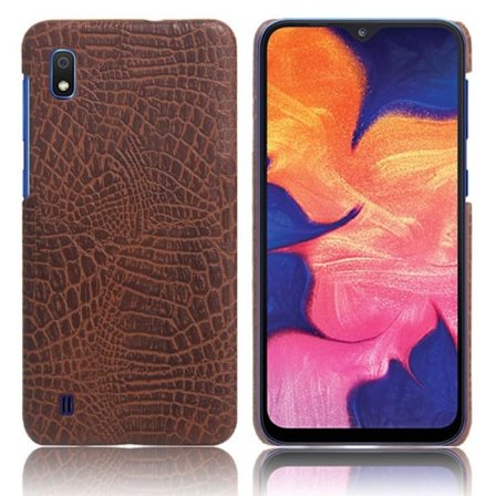 Croco Samsung Galaxy A10 cover - Brun