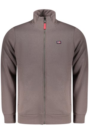 Norway 1963 Felpa Con Zip Uomo Marrone