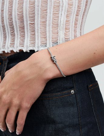 Pandora Love Sterling Silver Charm - Silver - ONE SIZE