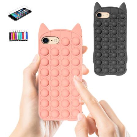iPhone 6 / 6S - Kotelosuoja Pop It Fidget Svart