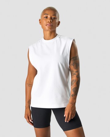 Everyday Cotton Tank Top White
