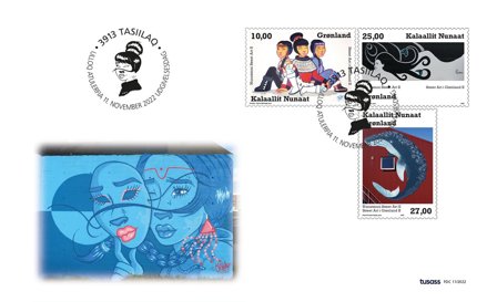 Grønland - Street Art - Førstedagskuvert