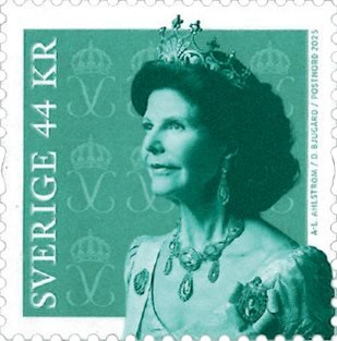 Sverige - Dagligmærke Dronning Silvia - Postfrisk frimærke