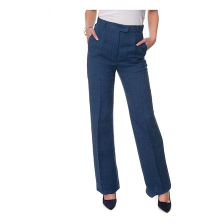 Max Mara Studio, Alcano Palazzo trousers Blauw, Dames, Maat:XL