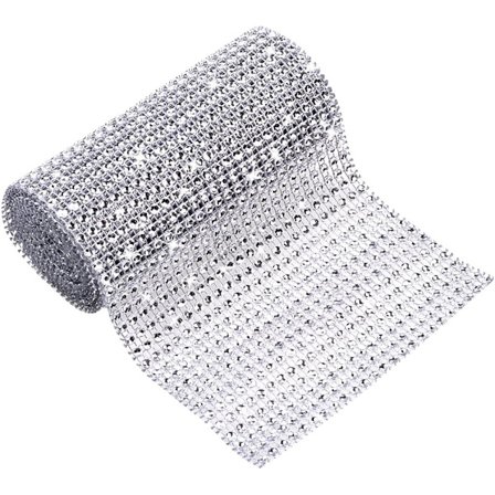 24 kpl akryylitimantti-kakkunauha, 50 riviä (noin