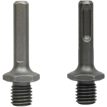 M14 yttergänga till SDS Plus innergänga och intern triangeladapter för borrslipmaskin, från DEBUNS