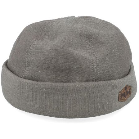 MJM Hats - Svart docker Beanie - Aron Cotton Olive Docker @ Hatstore