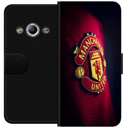Kompatibelt Lommeboketui til Samsung Galaxy Xcover 3 Manchester United fotballklubb England Premier League offensiv fotball sterk profil stor supporte