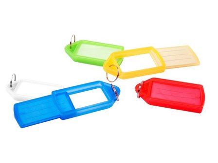 PAVO Nyckelbricka sorterade färger 10/fp - Lyreco - Kontorsmöbler och inredning - Skåp och hyllor - Nyckelskåp och tillbehör