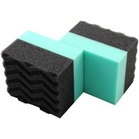 Wonder Wave Durafoam Contoured Large Tire Dressing Applicator Pad, 2-pack