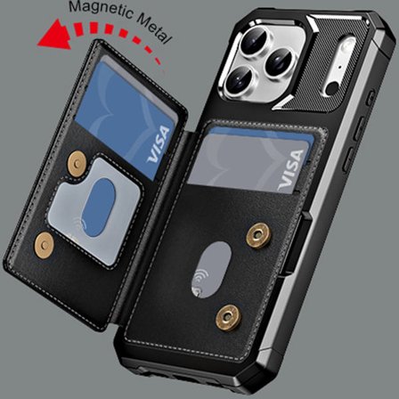 iPhone 17 Pro Kort- & Sedelfack Skal