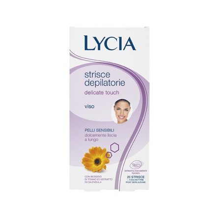 Lycia Delicate Touch Viso 20 Strisce Depilatorie