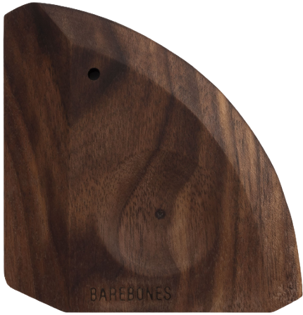 Barebones Cast Iron Scraper Walnut