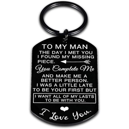 Valentinesdag Gave til Mænd Til Min Mand Nøglering Jubilæum