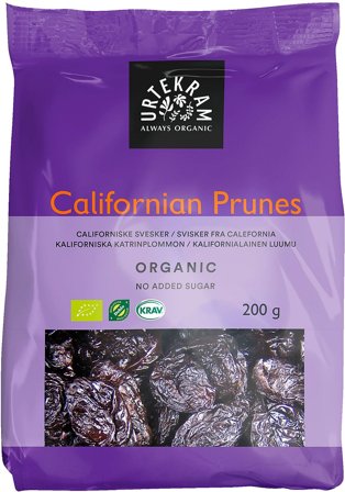 Urtekram Svesker californiske Ø, Helse & Madvarer, Tørret Frugt & Nødder, Tørret Frugt