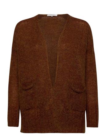 Ejva Knit Cardigan Brown Second Female