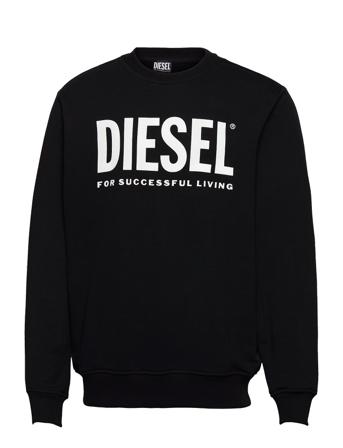 S-Girk-Ecologo Sweat-Shirt Sweat-shirt Genser Svart Diesel Men