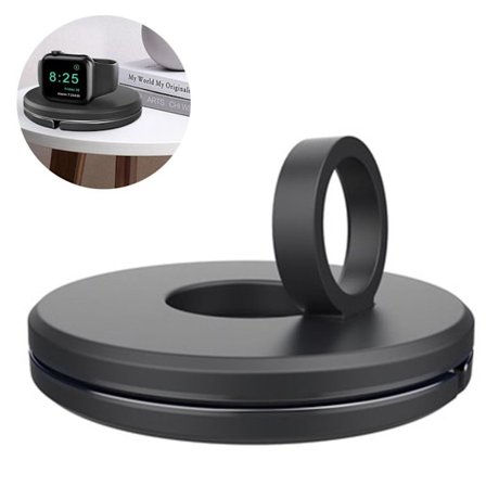 Apple Watch-ladestasjon Pop-up-kabelhåndteringsstativ Svart