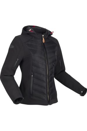 Chaqueta de Moto Mujer Segura Natcho 2 Negro/Rojo 42