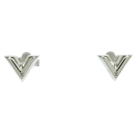 Louis Vuitton Vintage Pre-owned Metal earrings , Grijs , Dames , Maat: ONE Size