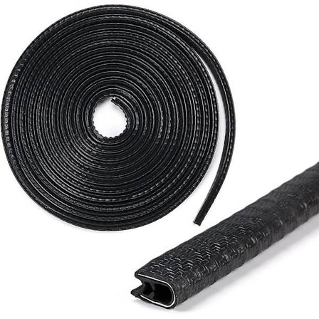 Ignpion 5m gummikantlist U-form gummikantlist beskyttende list bildør tetningslist beskytter kantlist værlist for bilmetallkanter båt,