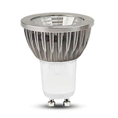 GU10 Base LED-lyspære, ikke-dimbar, kjølig hvit 6000K, energibesparende øyeblikkelig belysning for kontor eller butikkvindu, 45 graders bred 