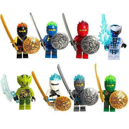 2025 Senaste Modell Golden Ninja motorcykel flygande ninja liten pojke monteringsleksak byggklossar