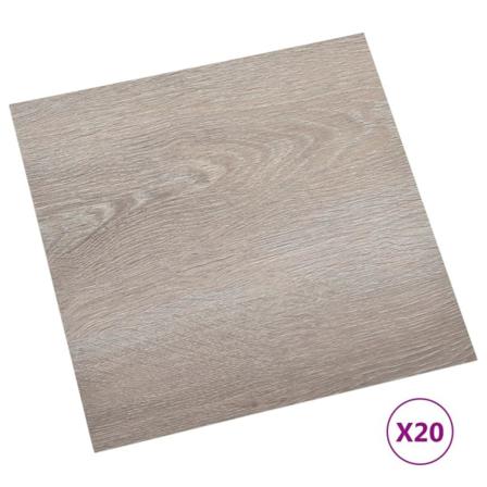 Vidaxl Självhäftande Golvplankor 20 St Pvc 1,86 M² Taupe Taupe