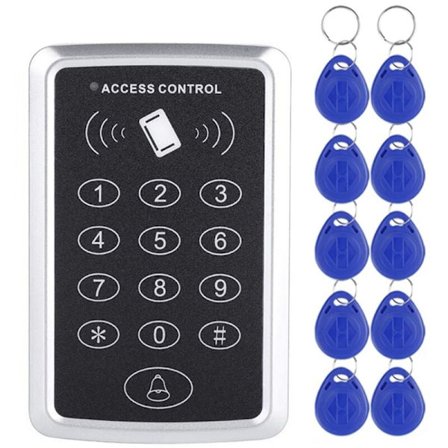 RFID-kulunvalvonta-näppäimistö 125 kHz:n kortinlukija Ovi Kulunvalvontajärjestelmä Ovilukon avausnäppäimistöjärjestelmä