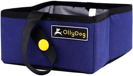 OllyDog Crumple Travel Bowl Atlantic