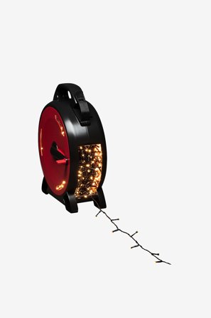 Jotex - Ledningsvinde, 1000 LED 6993 cm Svart/rød - Kjøp Utebelysning hos Jotex