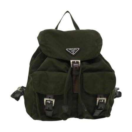 Prada Vintage, Backpacks Groen, unisex, Maat:ONE Size