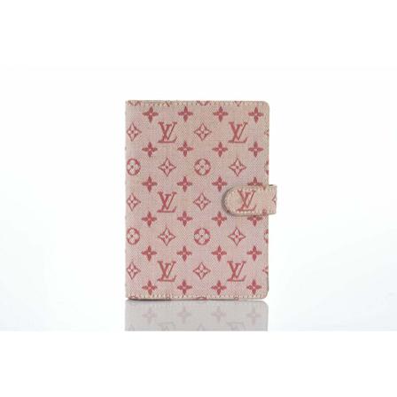 Louis Vuitton Vintage, Pre-owned Mini Lin Red Agenda PM Rood, Dames, Maat:ONE Size,Katoen