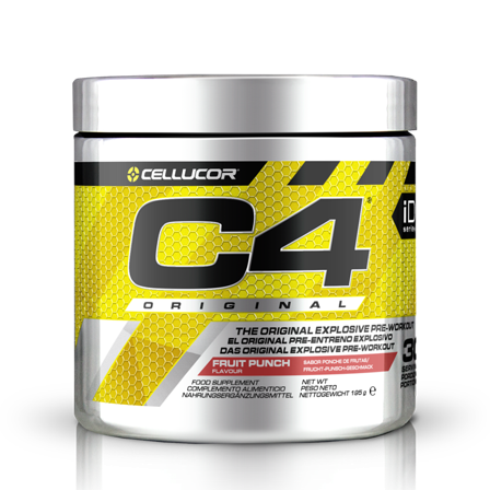 Komplett PWO CELLUCOR C4 PWO Pulver 195 g, Fruit Punch - Bodyman.dk