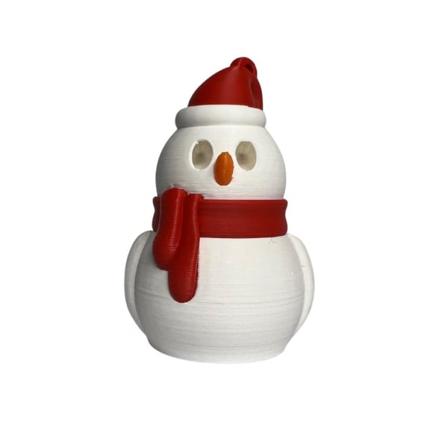 Snögubbe jultomten med ben nyckelring julgran dekoration Vit one size