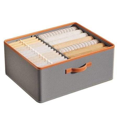 Klær Oppbevaringsboks Sokker Oppbevaringsbeholder GRÅ