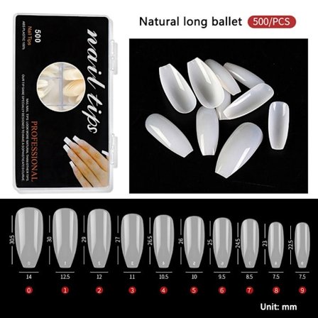 500 st falska naglar falska naglar