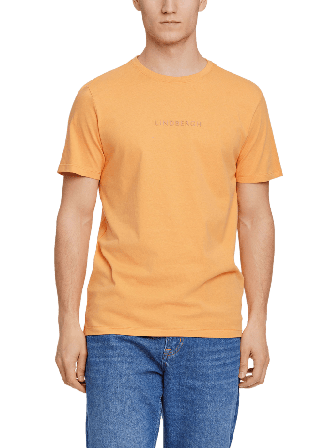 Lindbergh print tee S/S T-shirts Herr Orange M