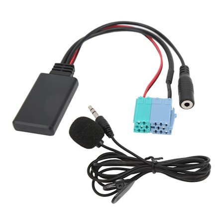 Bil Bluetooth Modul Lyd Aux Kabel Mikrofon MINI ISO Port Stereo 8PIN 6PIN